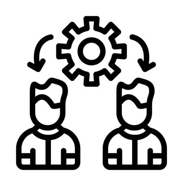 takım çalışması simgesi, özet biçimi