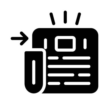 hesap makinesi vektör simgesine sahip belge