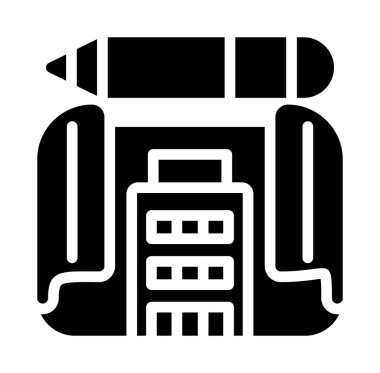 Modern eğitim ikonunun vektör illüstrasyonu