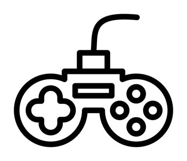 oyun denetleyici simgesi, vektör illüstrasyonu
