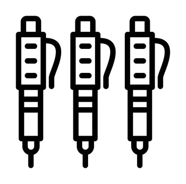 Elektrik kablo vektör simgesi