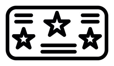 favori yıldız vektör simgesi