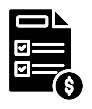 Dolar işareti vektör dizaynlı belge