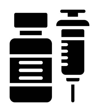 Tıp uyuşturucu simgesi, basit tarzı
