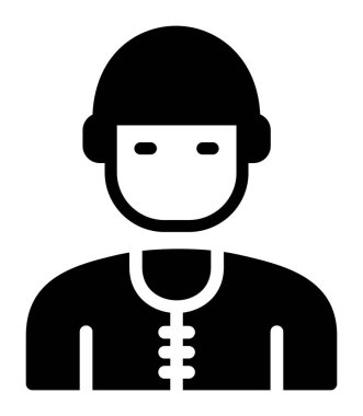 avatar simgesi vektör illüstrasyonu