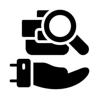 seo modern simgesinin vektör illüstrasyonu