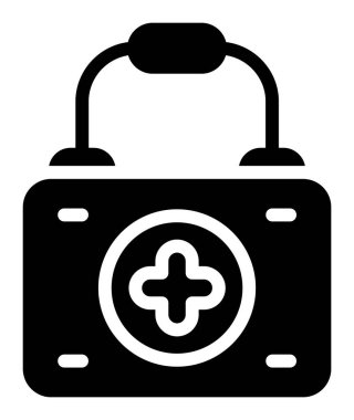 çanta yardım kipi simgesi ana hat biçiminde