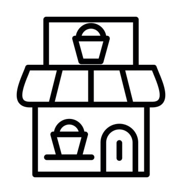 yiyecek ve içecek vektör simgesi