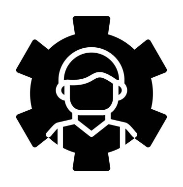 avatar mühendislik teçhizatı simgesi ana hat biçiminde