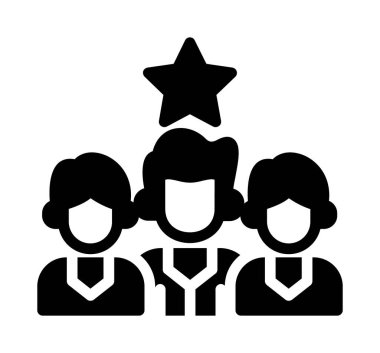 yıldız simgesi vektör illüstrasyonu