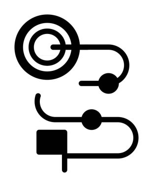 tıbbi ve sağlık çizgisi vektör simgesi