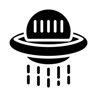 yiyecek vektörü kabartması düz simge