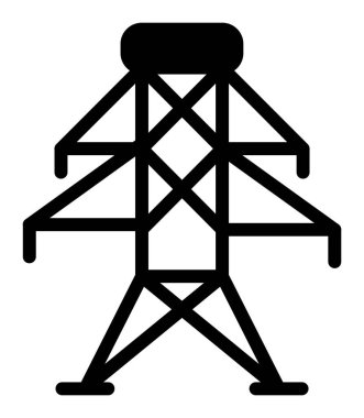 Anten. Web simgesi basit tasarım