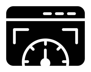 seo modern simgesinin vektör illüstrasyonu