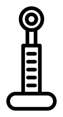 Elektrik süpürgesi simgesi, elektrik süpürgesinin vektör çizimi