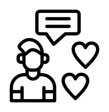 konuşma balonu ikonu vektör illüstrasyon tasarımı