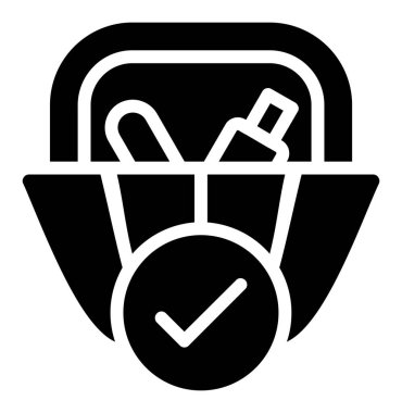 işaretleme simgesi, basit vektör illüstrasyonuName