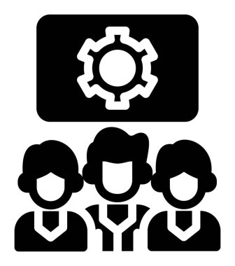 iş insanları ikon illüstrasyon tasarımı