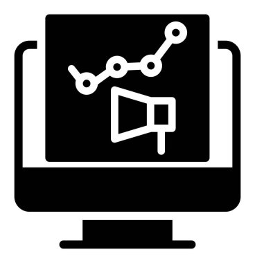 analitik simge vektör illüstrasyonu