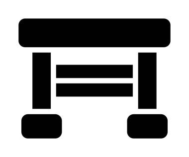 Mobilya simgesinin vektör illüstrasyonu