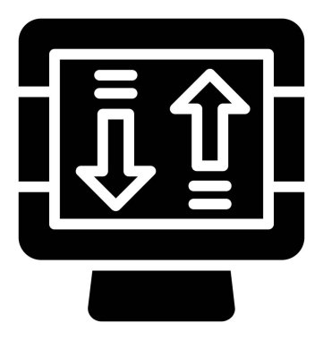 İndir. Web simgesi basit illüstrasyon