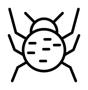 Böcek simgesi. vektör illüstrasyonu