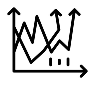 grafik vektör simgesi, basit çizgi illüstrasyonu