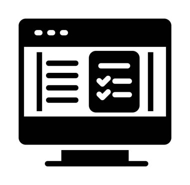 Web tasarımı ve simge vektör illüstrasyonu.