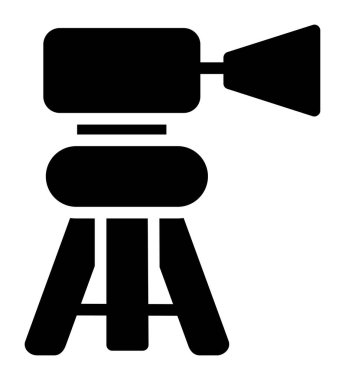 Kamera. Web simgesi basit illüstrasyon