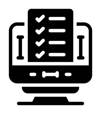 laptop vektör simgesi olan bilgisayar ekranı