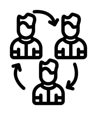 ağ paylaşım simgesi çizimi