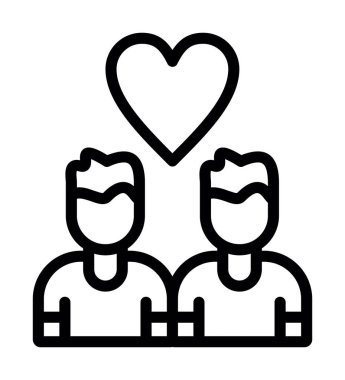 grup arkadaşları simgesi, vektör illüstrasyonu