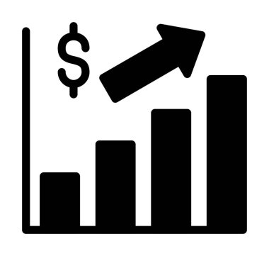 bar grafiği simgesi düz simgesi