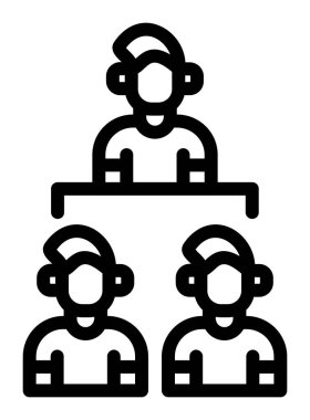 Grup simge vektör çizim