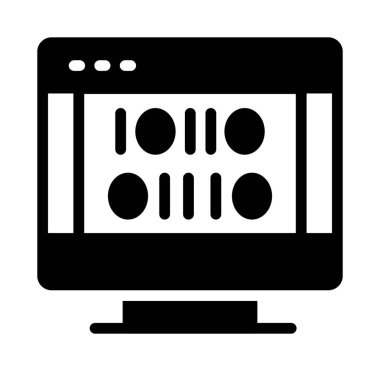 Ağ web simge vektör çizim