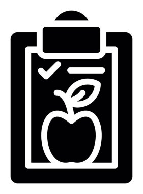 Gıda simgesinin vektör illüstrasyonu