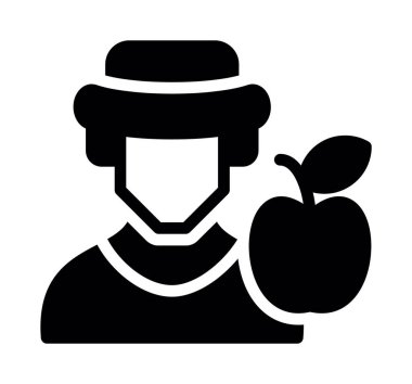 Elmalı çiftçi, vektör çizimi