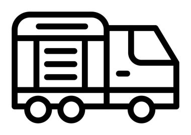 kargo kamyonu. Basit tasarım