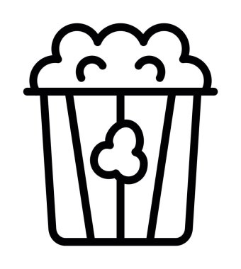 Patlamış mısır simgesi, taslak biçimi