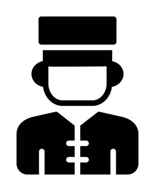 polis simgesi vektör illüstrasyonu