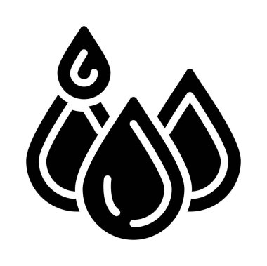 Bir su damlasının vektör tasarımı