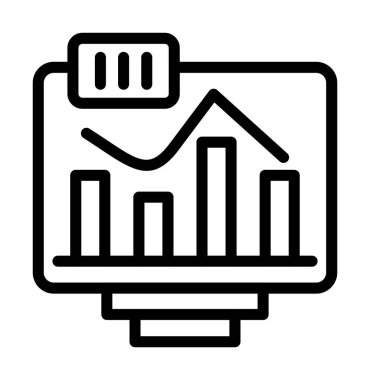 Kolayca düzenleyebilen veya düzenleyebilen iş grafik vektörü simgesi