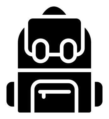 okul sırt çantası vektör illüstrasyonuName