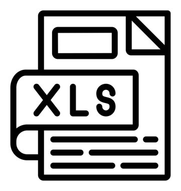 xx dosya biçimi vektör simgesi