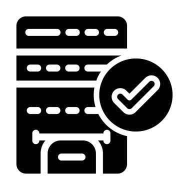 Belge. Web simgesi basit tasarım