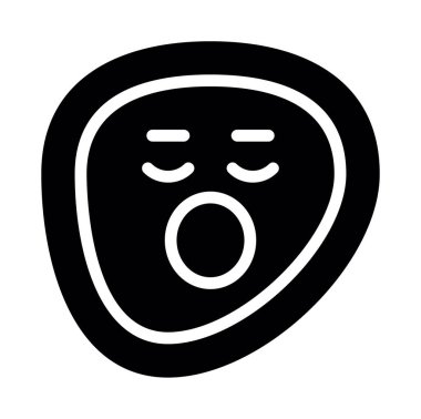 yüz ifadesi ifade vektör illüstrasyonu