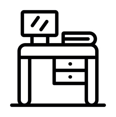 ofis masası simgesi, özet biçimi