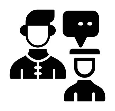 insanlar simge vektör illüstrasyonu