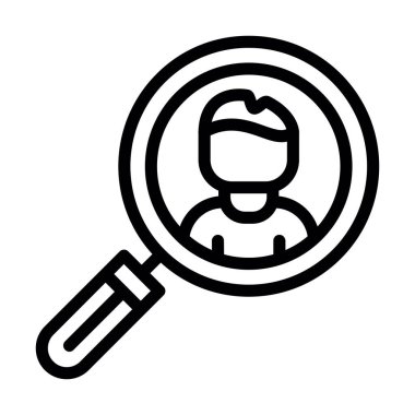 Simge ana hatları vektörünü bul. Aramayı bul. aranıyor