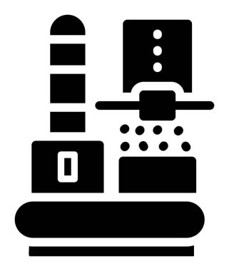 Modern bir simgenin vektör illüstrasyonu